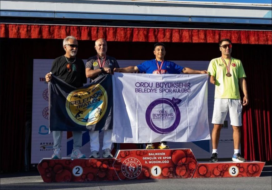 Triatlon Yarışlarında Ordu’ya 1 Altın 1 Gümüş Madalya