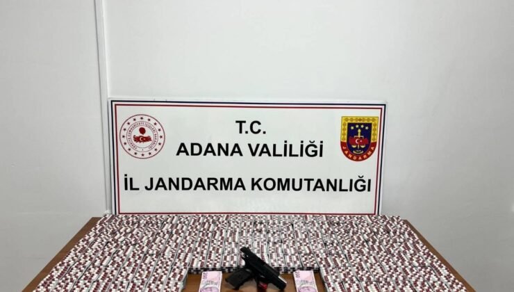 Adana’da jandarma 23 bin 876 uyuşturucu hap ele geçirdi