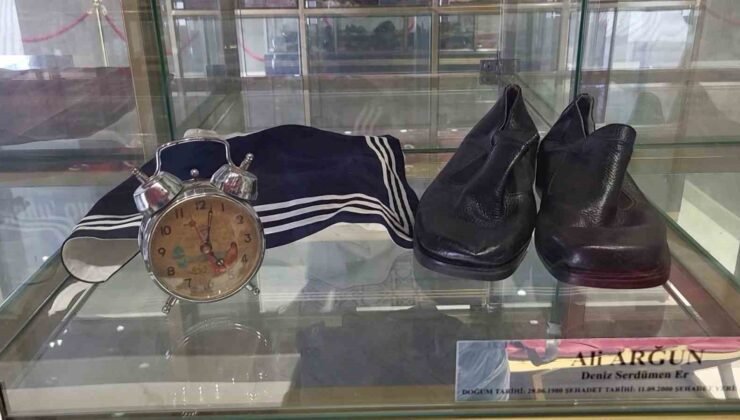 Adıyaman Şehitlik Müzesi’nde şehitlerin eşyaları sergilenmeye başladı