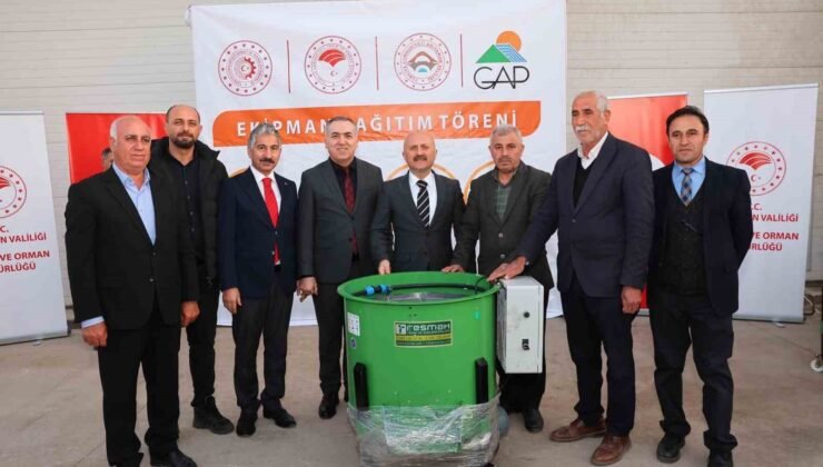Adıyaman’da üreticiye güç veren tarım ekipmanı desteği