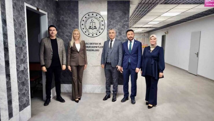 Adliyeye çocuk bekleme ve oyun odası kütüphanesi kuruldu