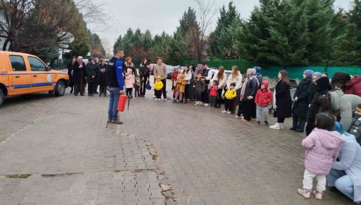 AFAD’dan özel eğitim ve rehabilitasyon merkezinde tatbikat