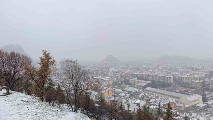 Afyonkarahisar’da kar yağışı etkili oldu
