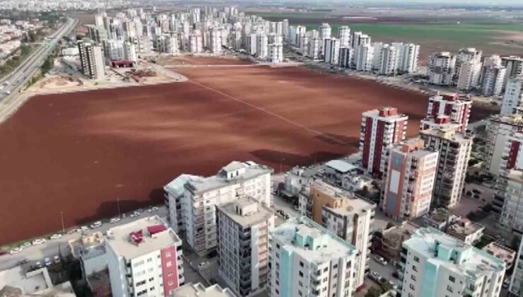 Apartmanlar arasında tarım yapmaya devam ediyor