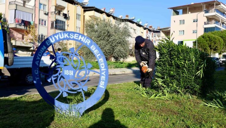 Aydın Büyükşehir’den Nazilli’de temizlik ve bakım çalışması