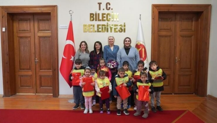 Başkan Subaşı kreş öğrencilerini belediyede ağırladı