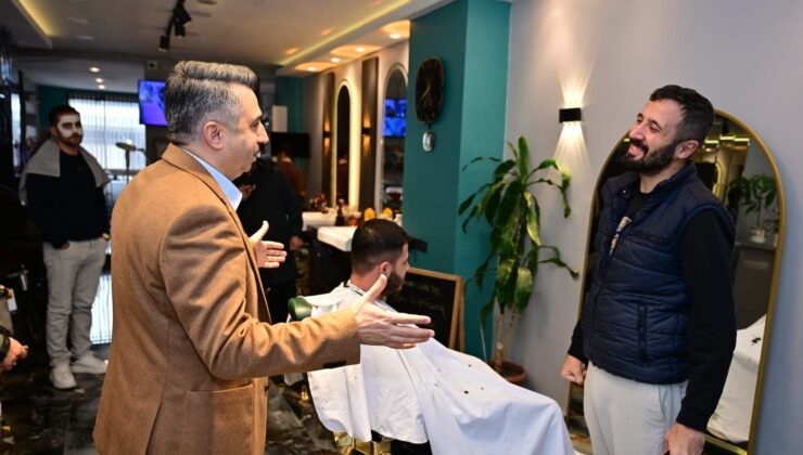 Başkan Yılmaz’dan komşu ziyareti