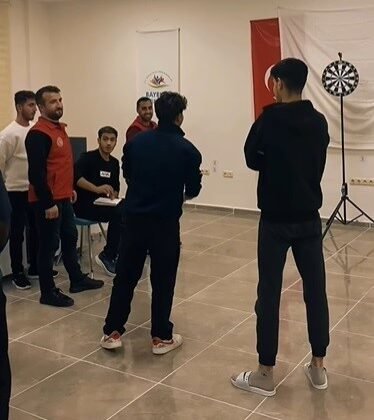 Bayburt’ta üniversite öğrencilerine yönelik dart turnuvası düzenlendi