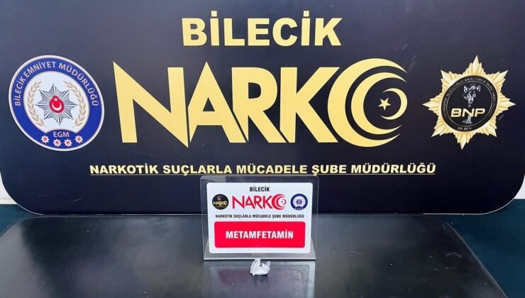 Bilecik’te uyuşturucu operasyonu: 1 gözaltı