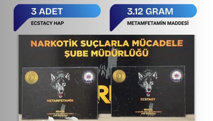 Bingöl’de uyuşturucu operasyonu: 1 tutuklama