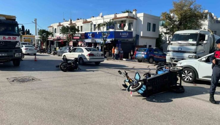 Bodrum’da trafik kazası kaza: 1 ölü, 1 yaralı