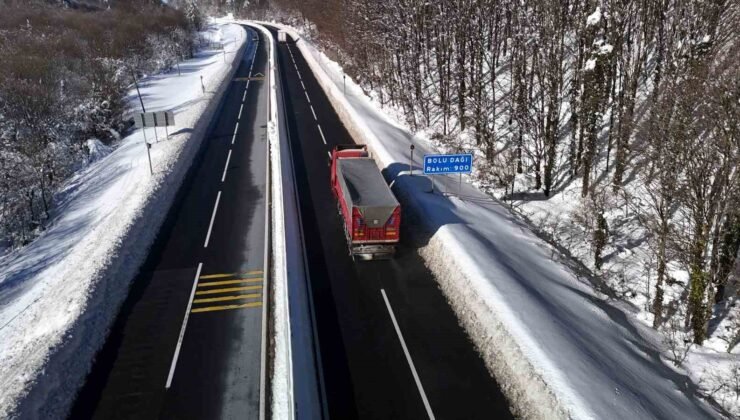 Bolu Dağı’nda kartpostallık görüntüler