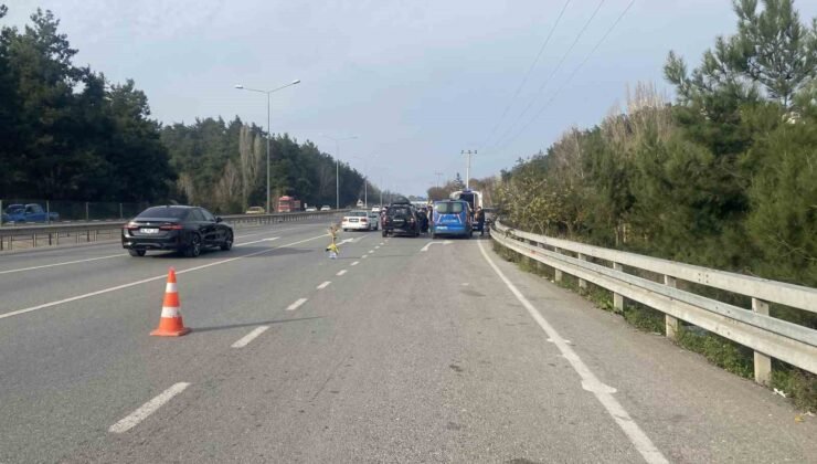 Bursa-Mudanya yolunda bisikletli kazası: 1 kişi yaralandı