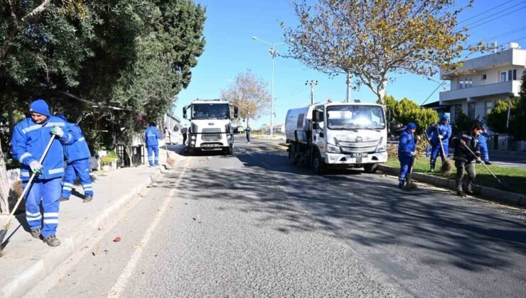 Büyükşehir ekiplerinden Didim’de kapsamlı çevre temizliği