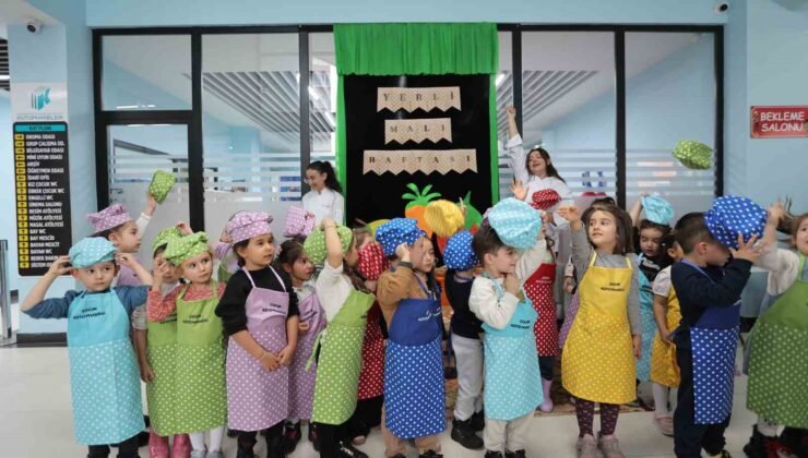 Büyükşehir’in miniklere özel merkezinde Minik Şefler Mutfakta etkinliği