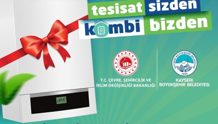 Büyükşehirin ‘Tesisat Sizden, Kombi Bizden’ projesi başvuruları devam ediyor