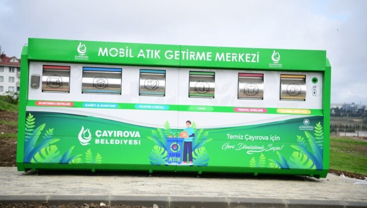 Çayırova’da 4 noktaya daha “mobil atık merkezi” kuruldu