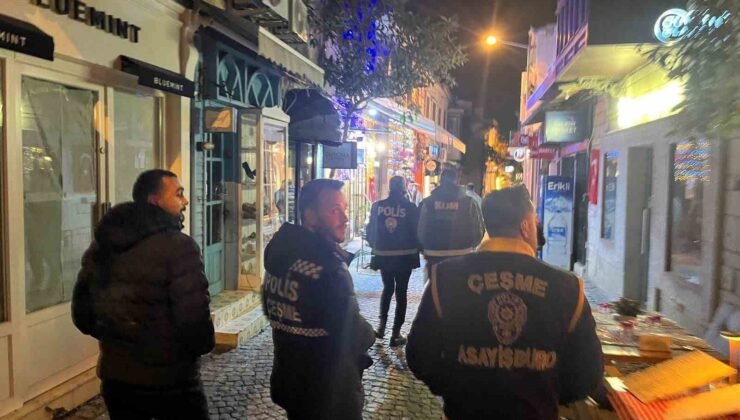Çeşme’de yılbaşı önlemleri üst seviyeye çıkarıldı