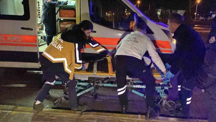 Çorum’da motosiklet yayaya çarptı: 2 yaralı