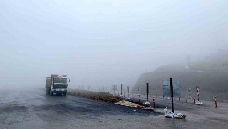 Çorum’da yoğun sis etkili oldu