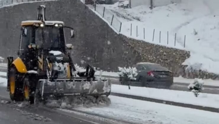 Darende’de kar alarmı