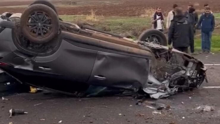 Diyarbakır’da otomobil takla attı: 1 yaralı