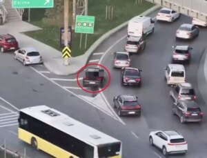 Dronlu denetimde şerit ihlali yapanlara ceza yağdı