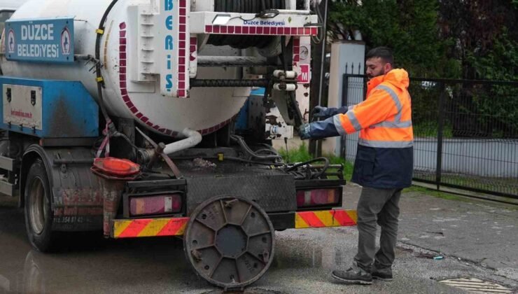 Düzce Belediyesi teyakkuz halinde