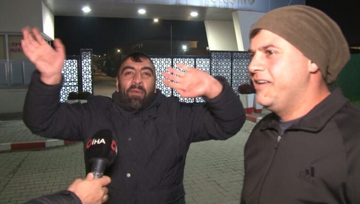 Edirne’de tahliye sevinci kameralara yansıdı: Koşarak çıkıp röportaj arasına girdi