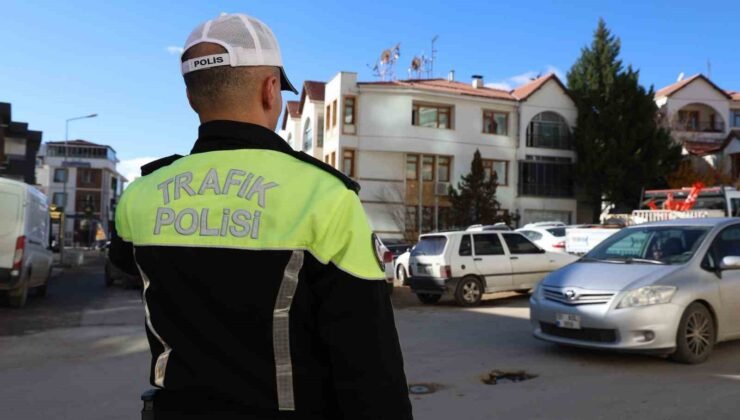 Elazığ’da yoğun bölgelerde trafik denetimi