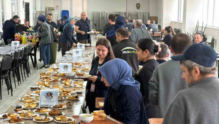 Fabrika işçilerinden yürek ısıtan destek