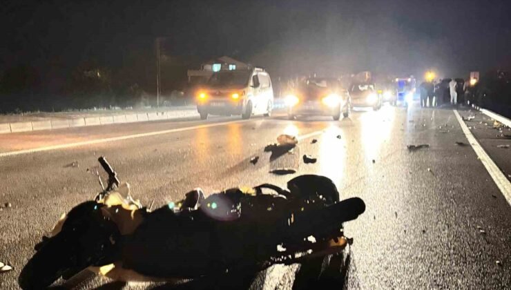Fethiye’de hafif ticari araç, elektrikli bisiklete çarptı: 1 ölü
