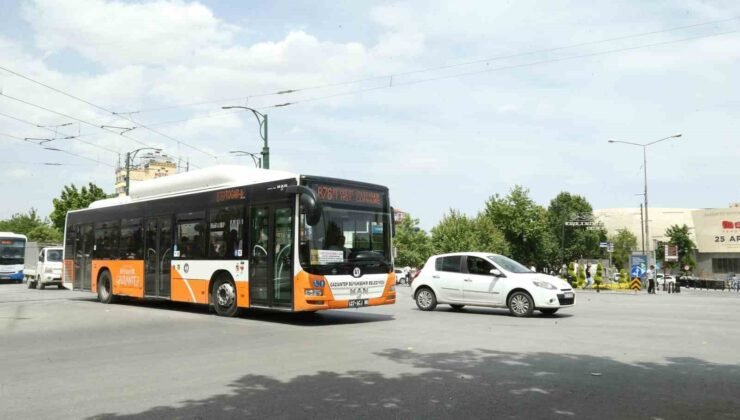 Gaziantep Büyükşehir, toplu ulaşım ağına öğrenciler için yeni bir hat ekledi