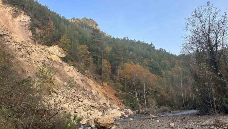 Hatay’da heyelan