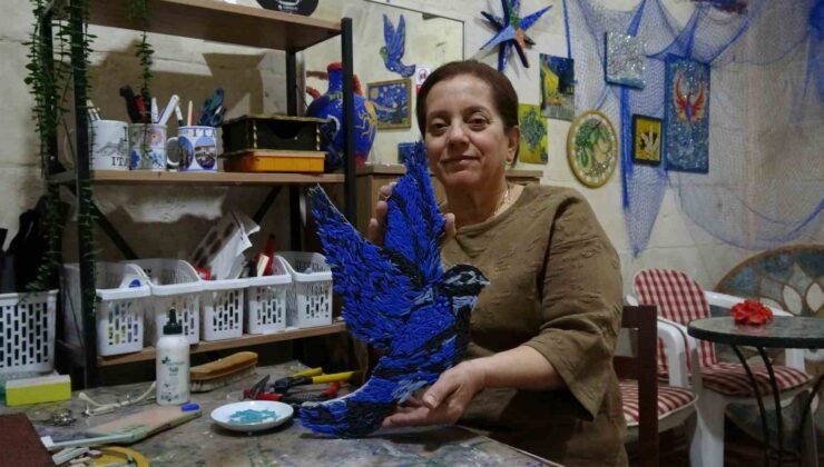 Hobi olarak başladığı mozaik sanatında dünyaya açılmak istiyor