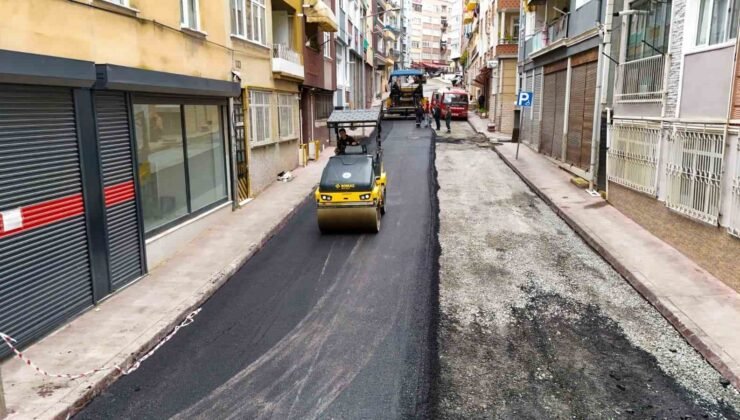 İlkadım’da sıcak asfalt çalışmaları