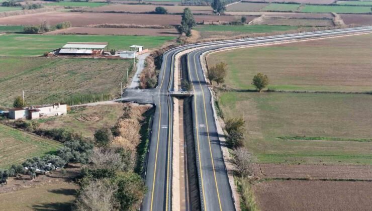 İncirliova ile Aydın Şehir Hastanesi arasında yol yapım çalışmaları tamamlandı