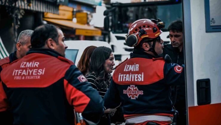 İş hanını alevler sardı, itfaiye 12 kişiyi kurtardı