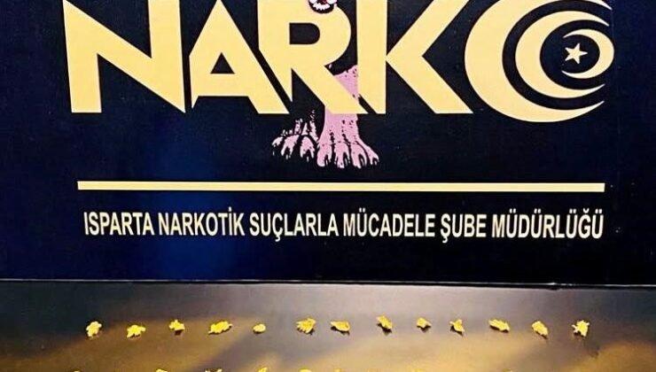 Isparta’da uyuşturucu ele geçirildi: 2 şüpheliye adli işlem