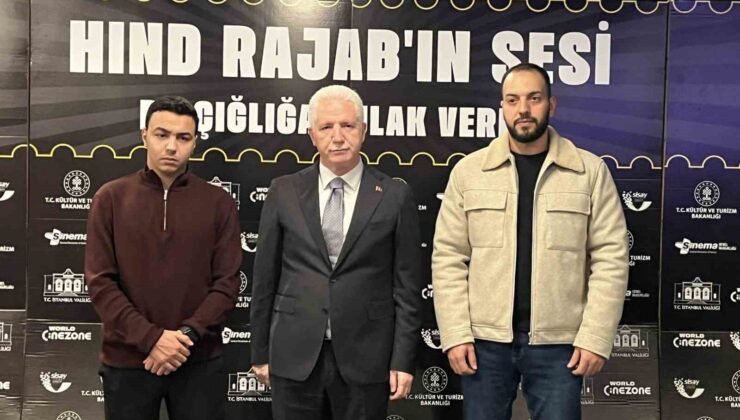 İstanbul’da Gazze’yi konu alan “Hind Rajab’ın Sesi” filminin gösterimine yoğun ilgi