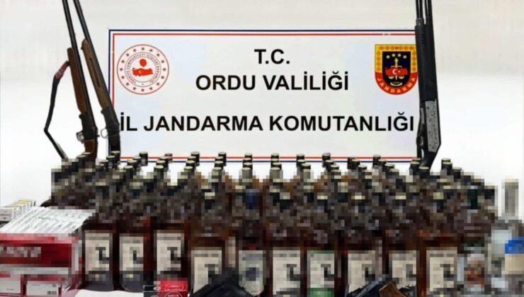 Jandarma ekiplerinden yılbaşı öncesi kaçak alkol ve sigara operasyonu: 2 gözaltı