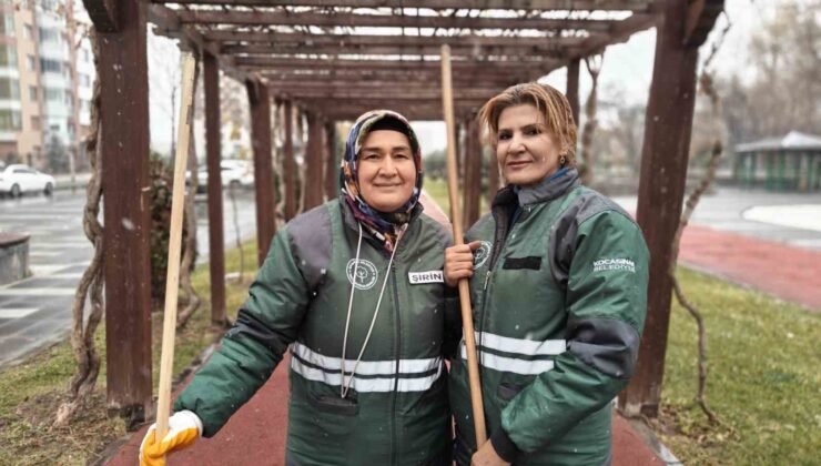 Kadınlar temizlik aşklarını parklara da yansıtıyor