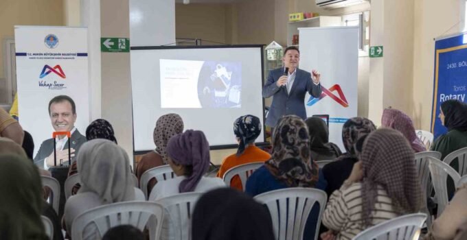Kadınlara yönelik EVKA eğitimleri Mersin’de yoğun ilgi gördü