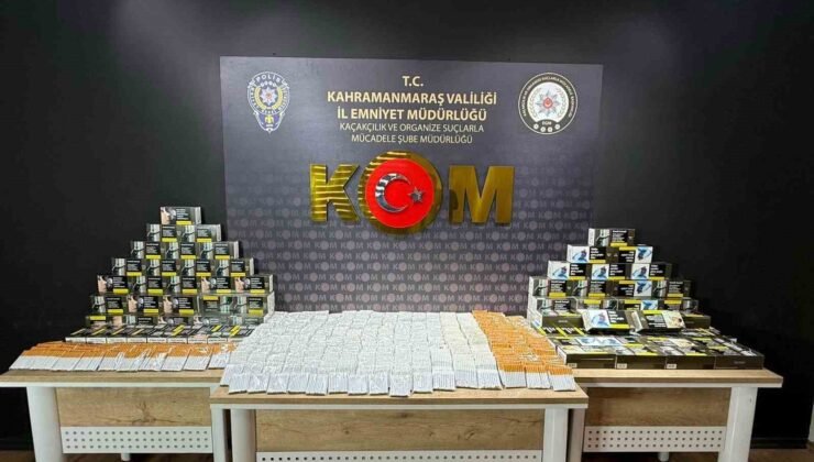 Kahramanmaraş’ta kaçakçılık operasyonları: 5 şüpheli yakalandı