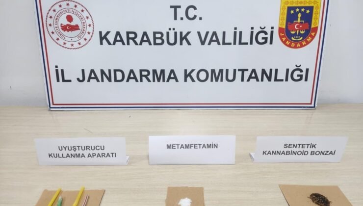 Karabük’te 81 sentetik hap ele geçirildi