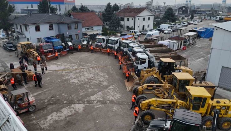 Karla mücadelede 200 personel, 33 iş makinesi sahada olacak