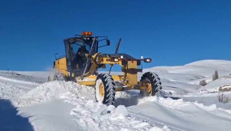 Kars’ta kapalı köy yolu kalmadı