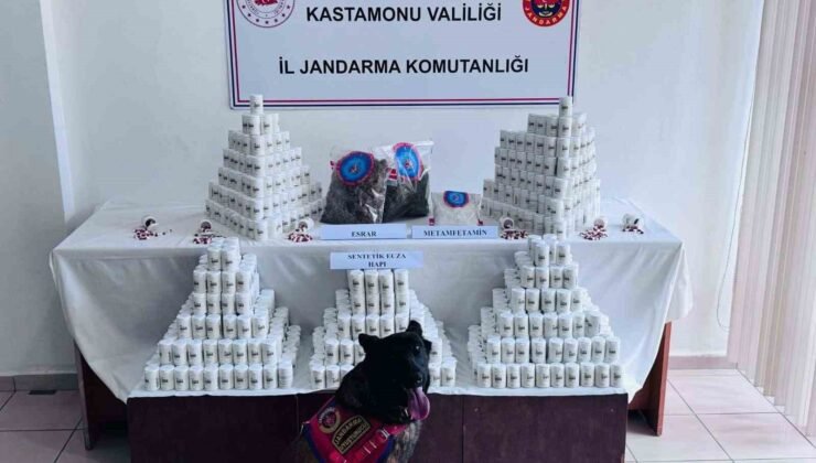 Kastamonu’da binlerce hap ve uyuşturucuyla yakalanan şahsın yargılanmasına başlandı