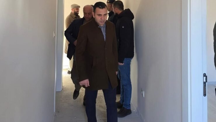 Kaymakam Algın, köy evleri inşaatlarını inceledi