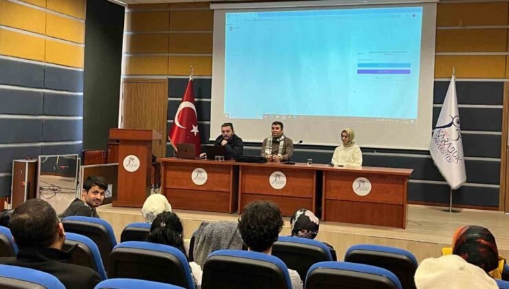 KBÜ’de LEOS, uluslararası öğrencilere tanıtıldı